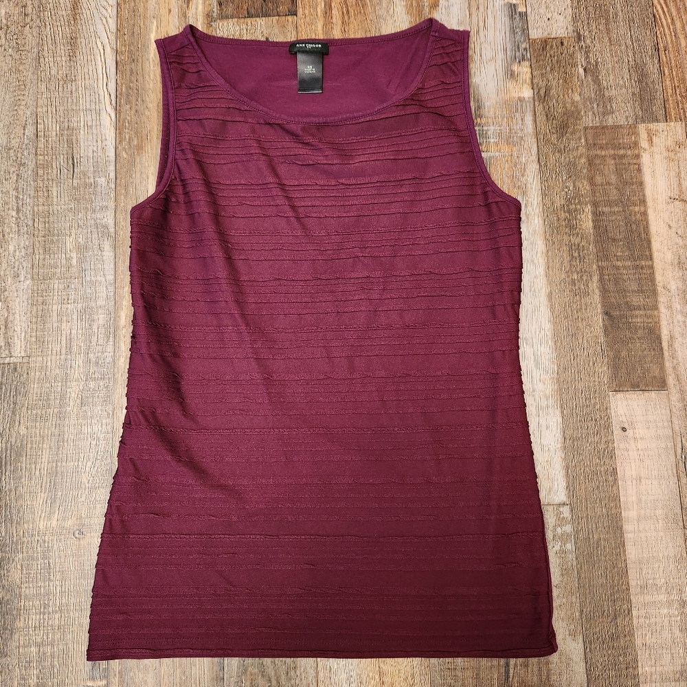 Ann Taylor Textured Tank Top